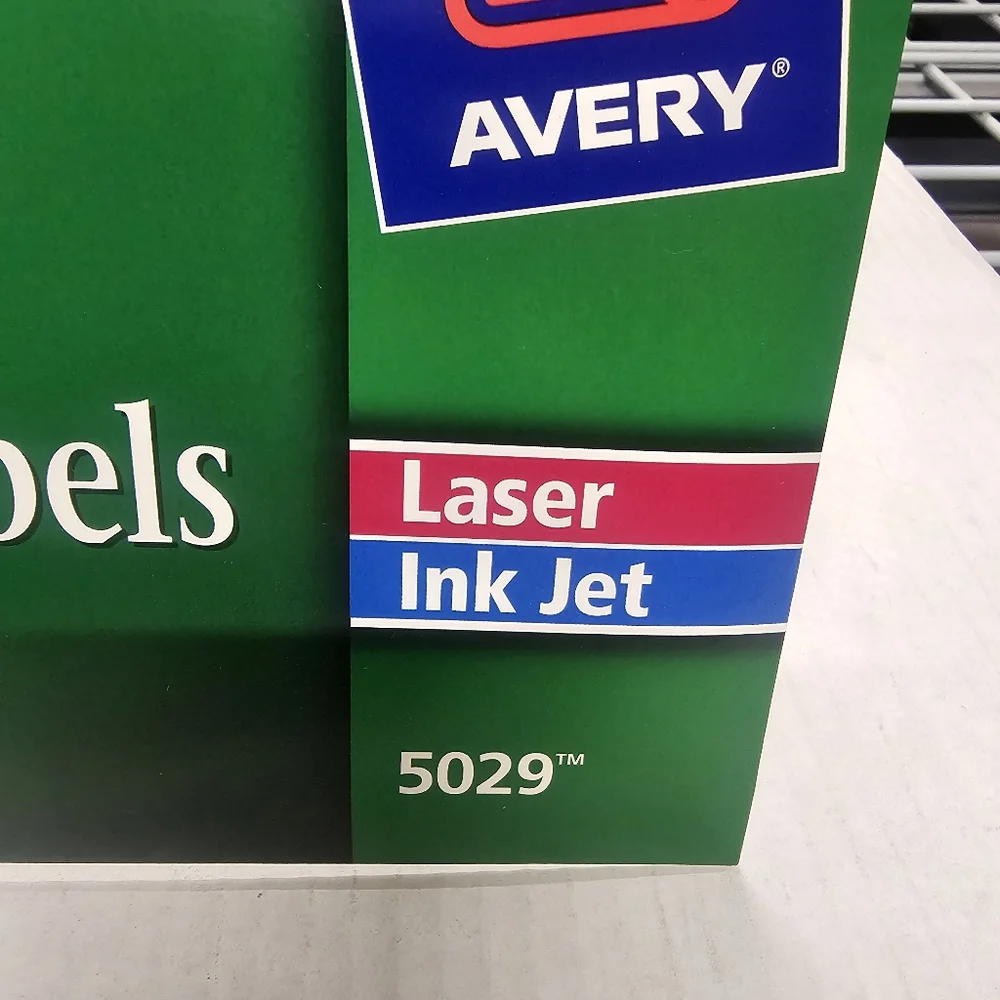 Avery 5029 Clear File Folder Labels
